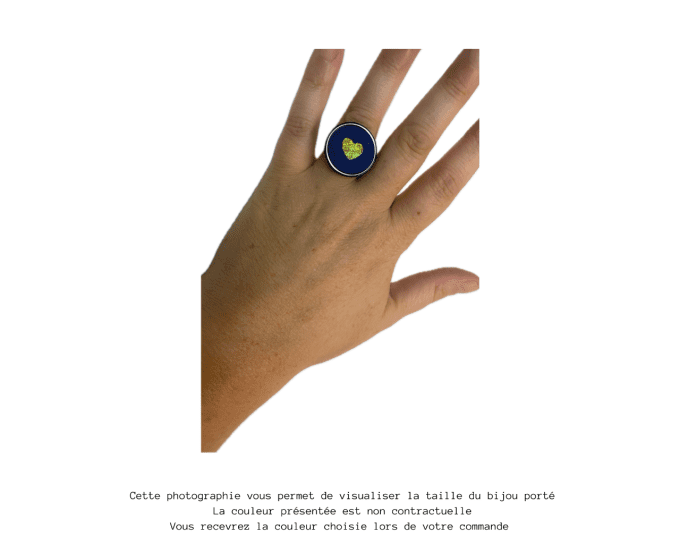 Bague LOVELY Bleu / Holographique