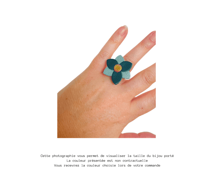 Bague Lumio Vert - Rose fluo