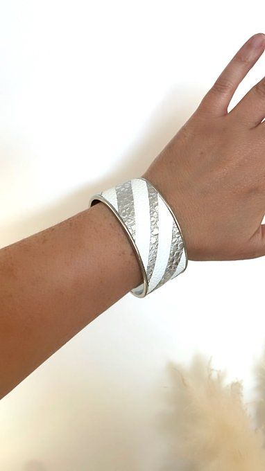 Bracelet CASSIOPEE Blanc Argent