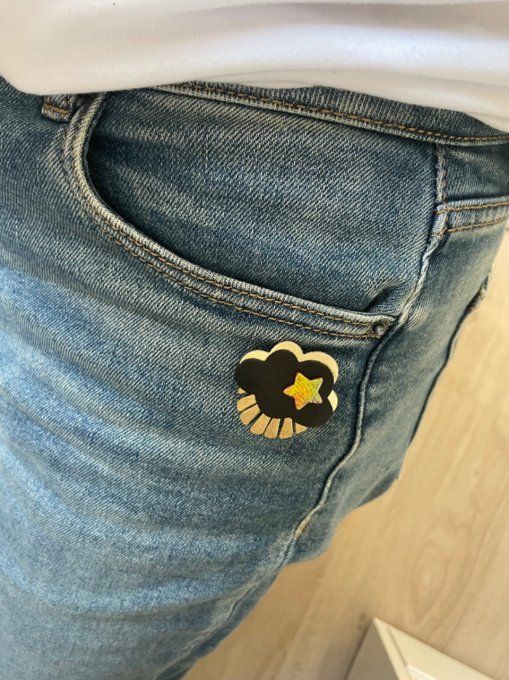 Broche Molly Etoile Noir