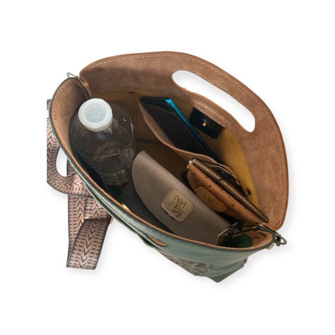 Sac Mix & Match Collection Mordoré / Vert