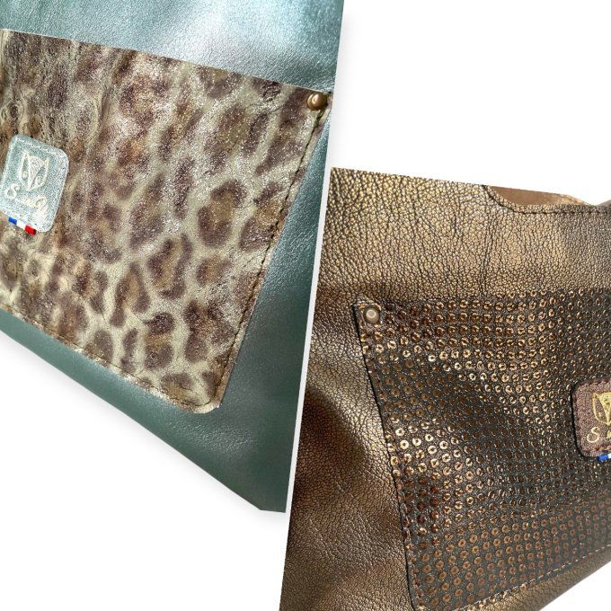 Sac Mix & Match Collection Mordoré / Vert