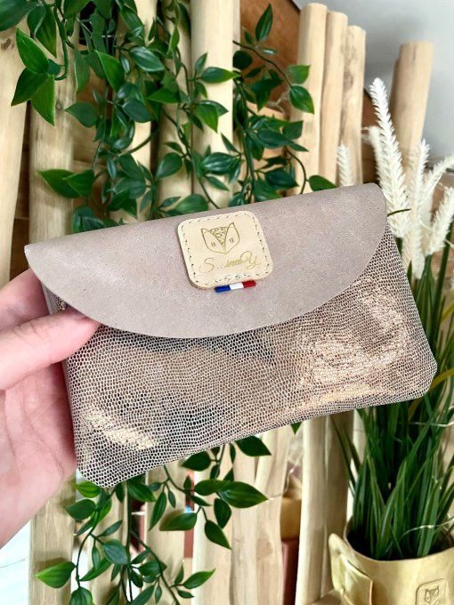 Portefeuille Cassy Beige