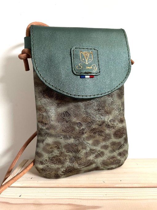 Pochette JUNGLE CHIC Vert
