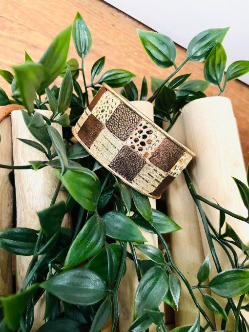 Manchette Arlequin Choco Doré