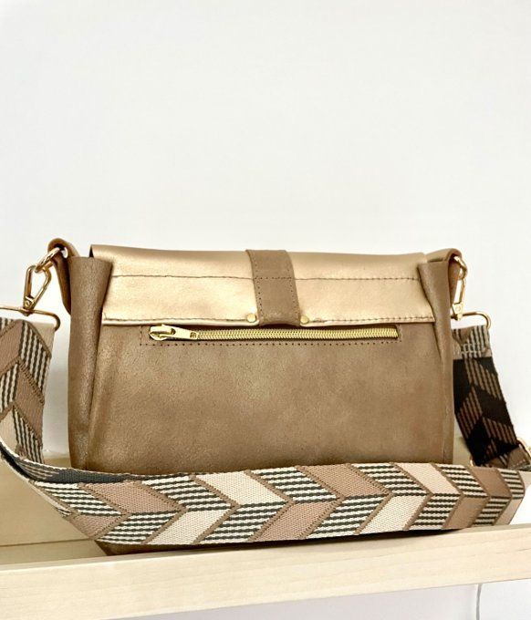 Sac Keops Beige doré