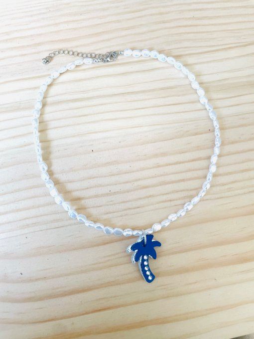 Collier PALM BEACH Bleu