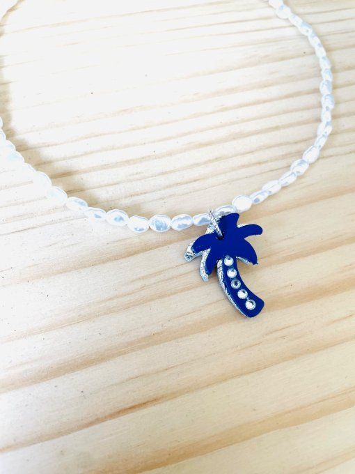 Collier PALM BEACH Bleu