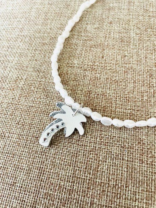 Collier PALM BEACH Blanc