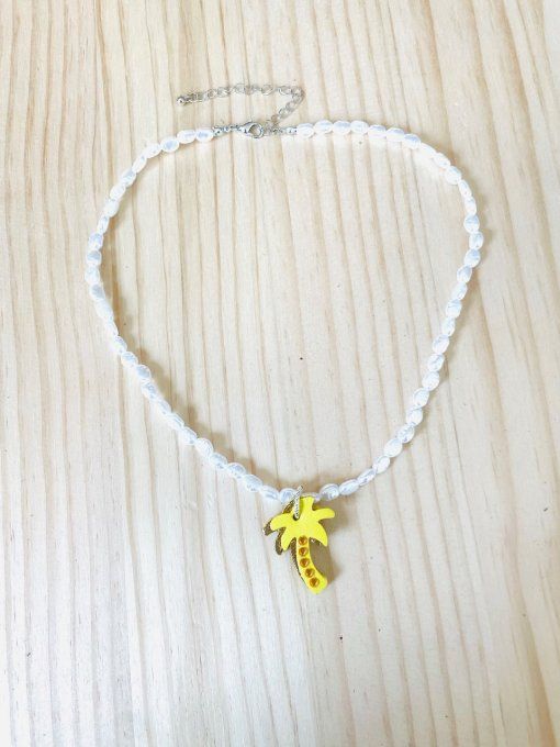 Collier PALM BEACH jaune