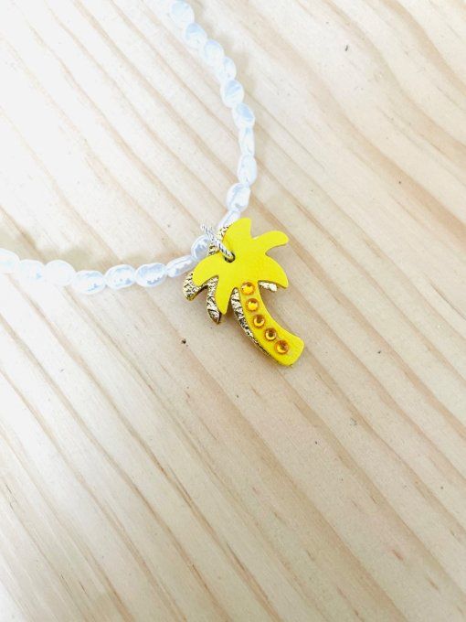 Collier PALM BEACH jaune