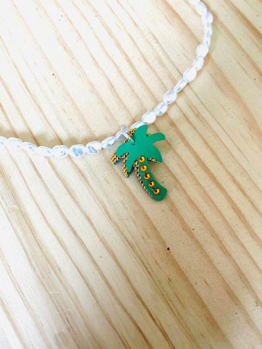 Collier PALM BEACH vert