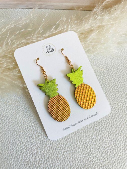 Boucles d'oreilles PINA CUIRADA