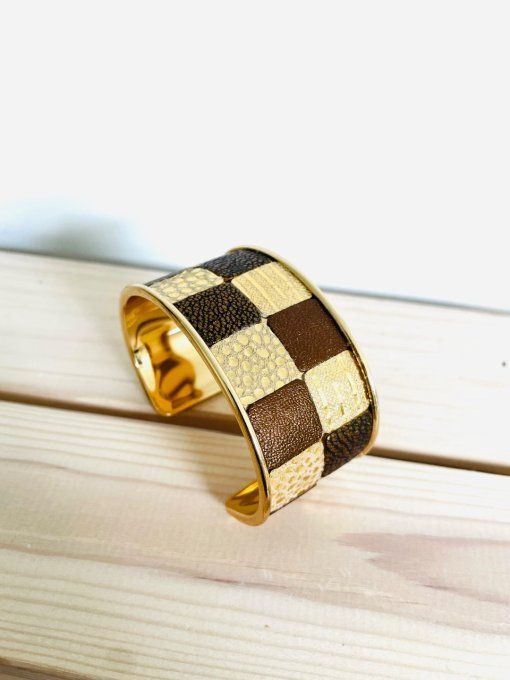 Manchette Arlequin Choco Doré