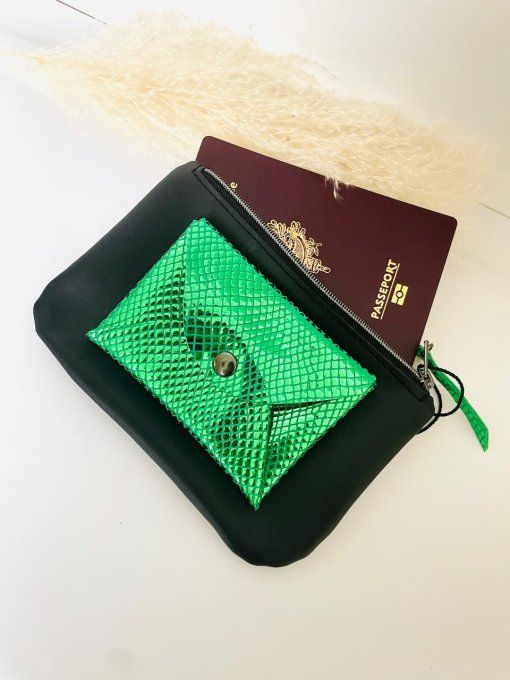 Pochette - Portefeuille Kim Vert