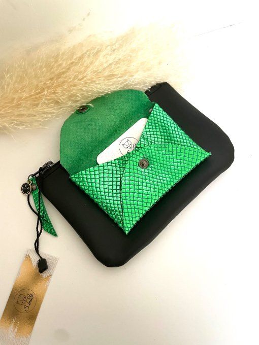 Pochette - Portefeuille Kim Vert