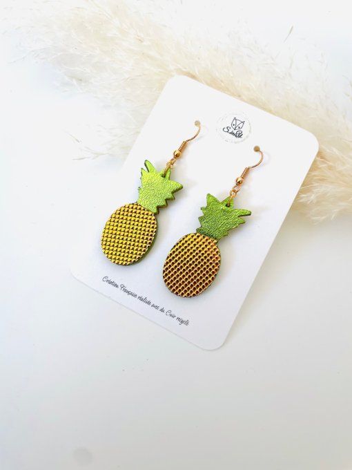 Boucles d'oreilles PINA CUIRADA