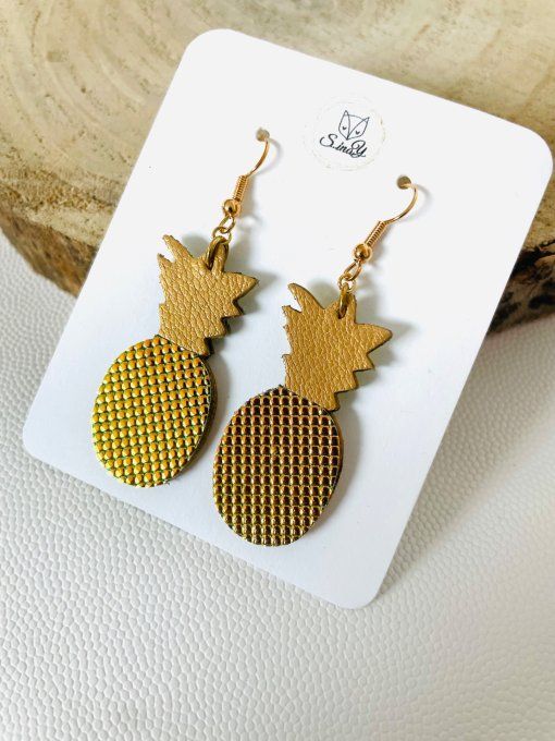 Boucles d'oreilles PINA CUIRADA