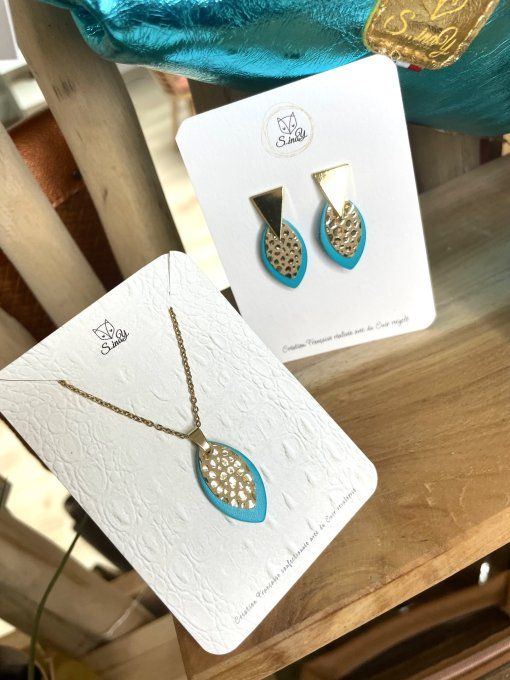 Collier ORIA Bleu