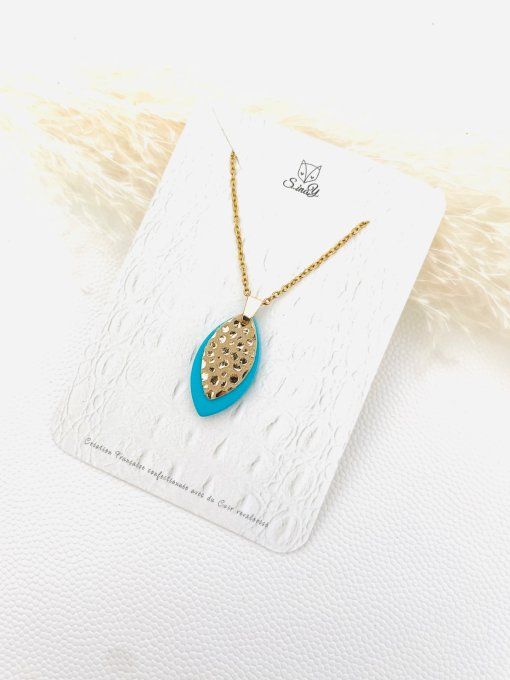 Collier ORIA Bleu