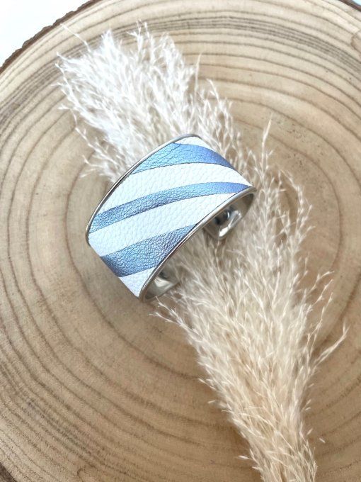 Bracelet CASSIOPEE Blanc Bleu
