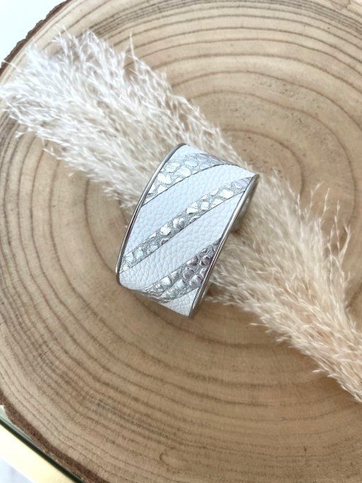 Bracelet CASSIOPEE Blanc Argent