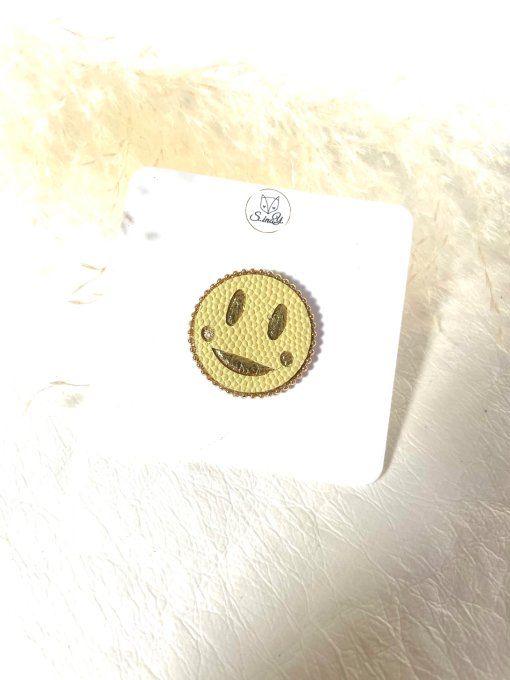 Pin's Happy Jaune