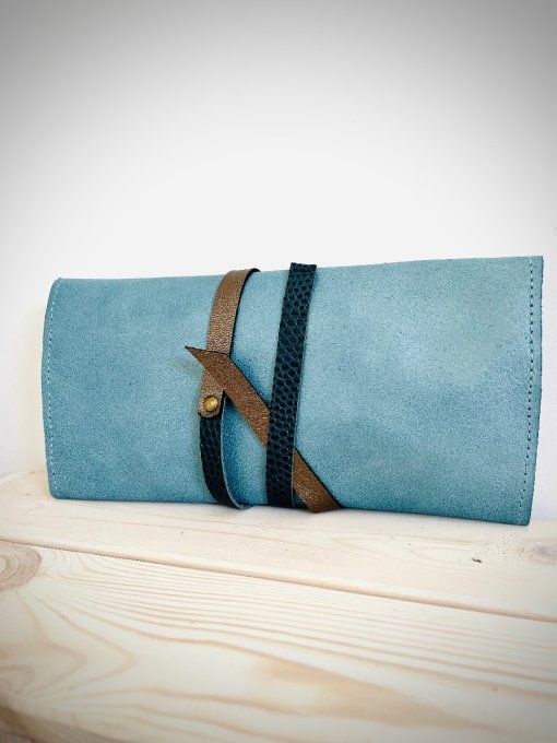 Pochette à Bijoux Bleu