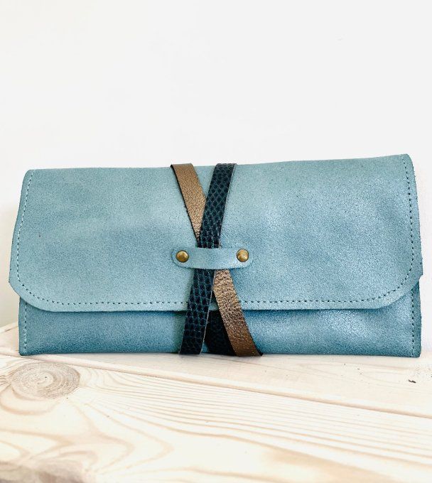 Pochette à Bijoux Bleu