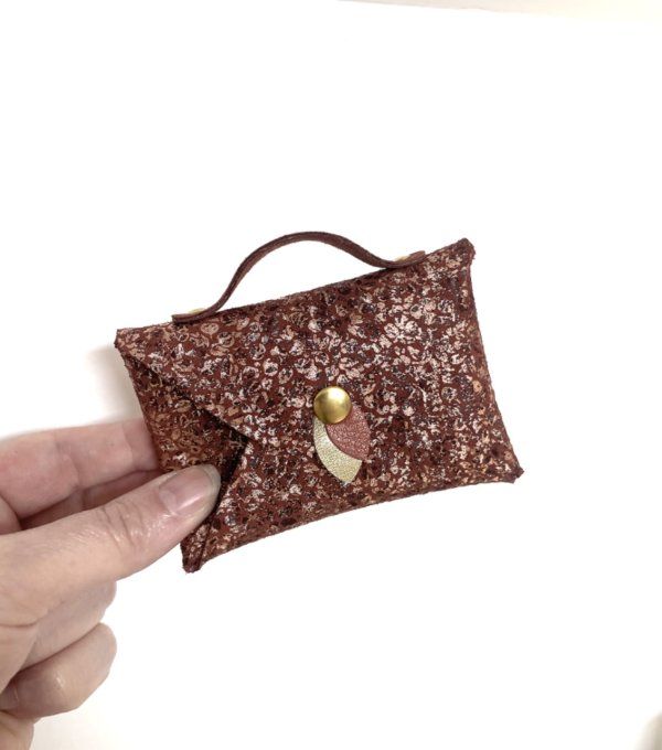 Porte cartes SATCHEL Terracotta