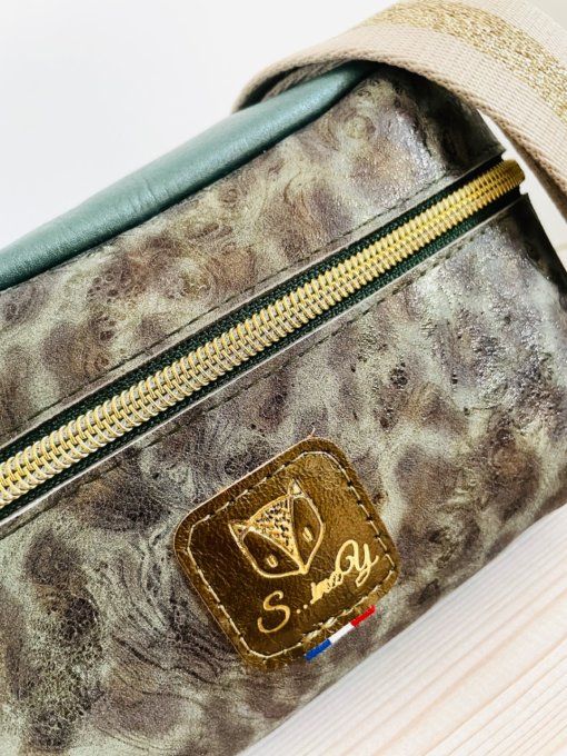 Sac Banana Léopard vert 