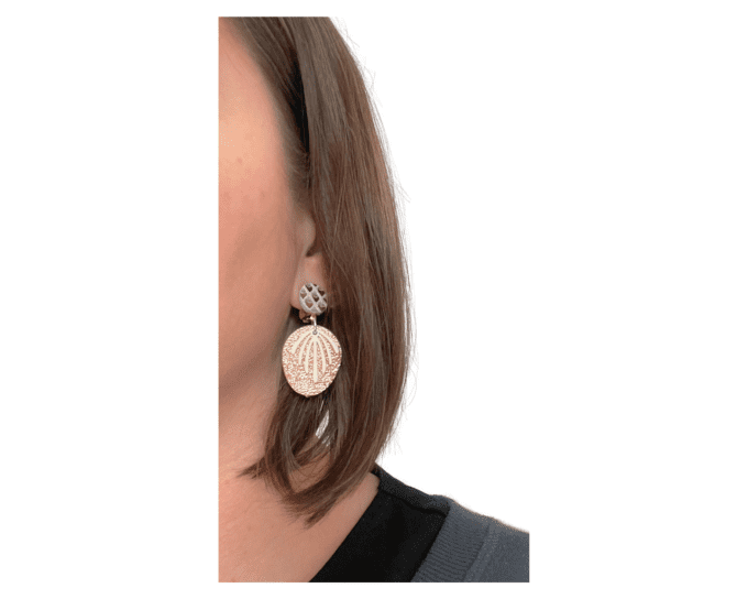 Boucles d'oreilles Clips Palmy Or Rose