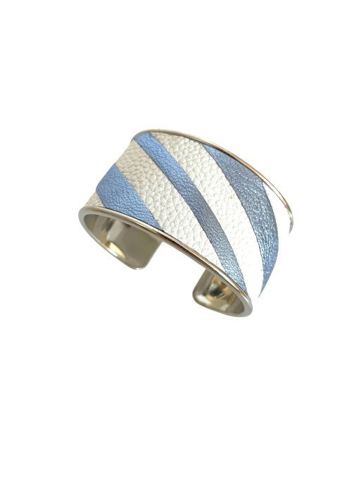 Bracelet CASSIOPEE Blanc Bleu