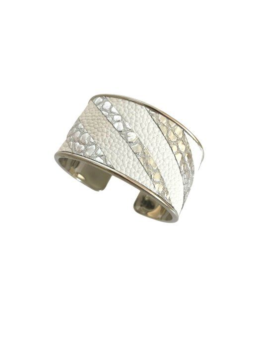 Bracelet CASSIOPEE Blanc Argent