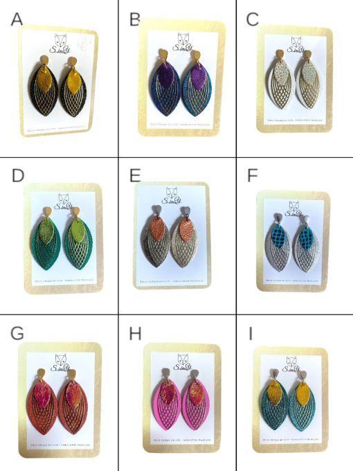 Boucles d'oreilles Coco 
