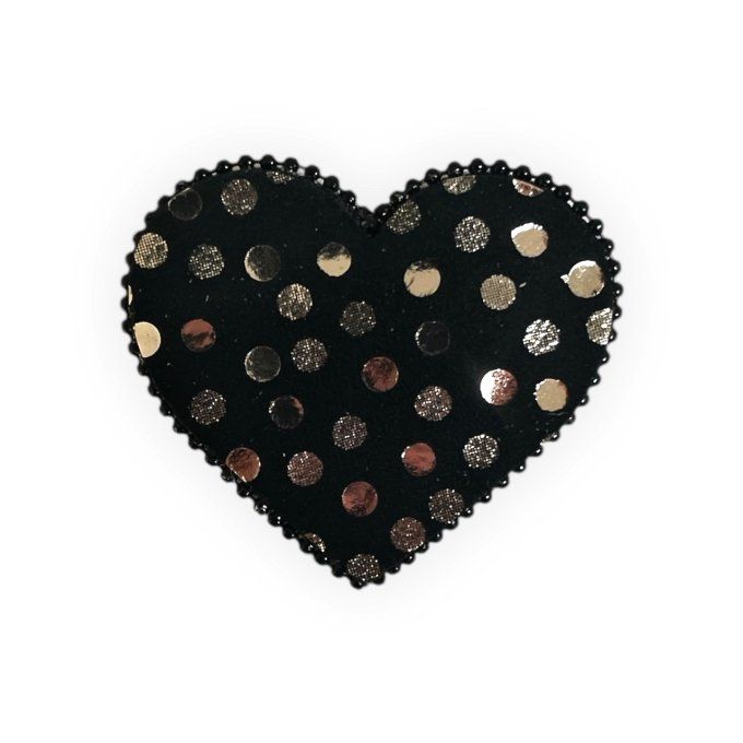 Broche Coeur Noir