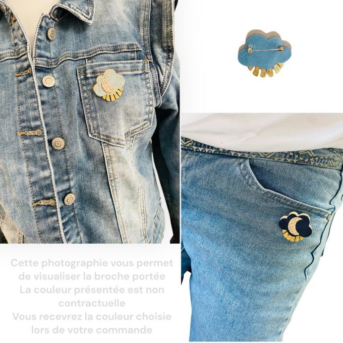 Broche Molly Lune