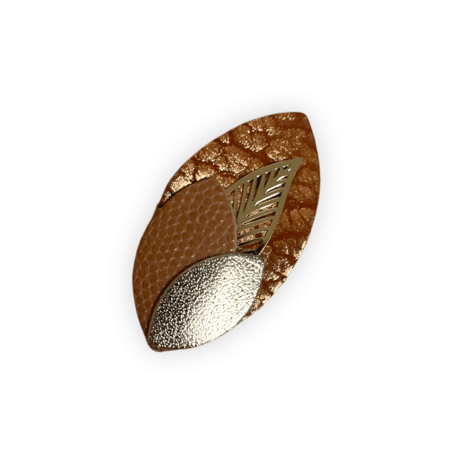 Broche Feuille