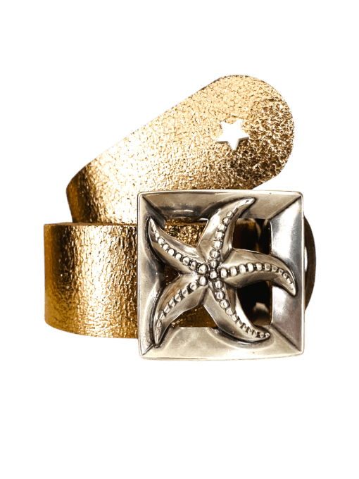 Ceinture en cuir CALIPSO Or Rosé