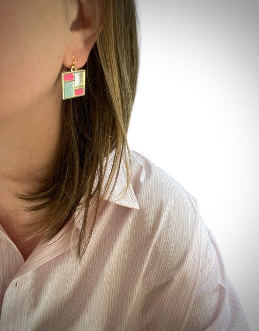 Boucles d'oreilles TETRIS