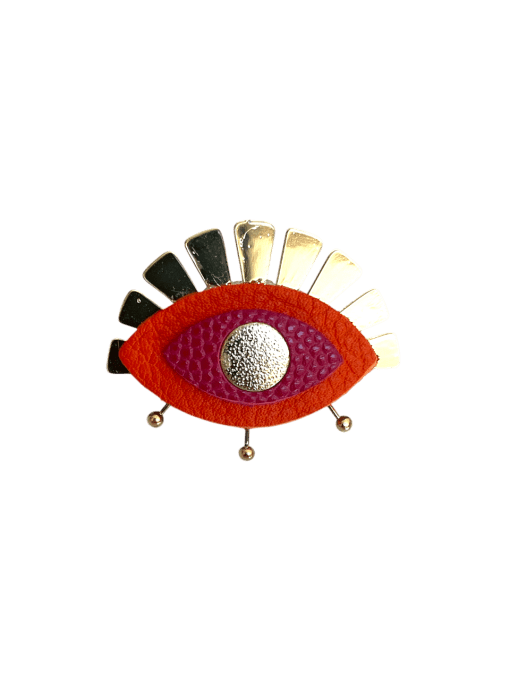 Pin's Oeil Orange