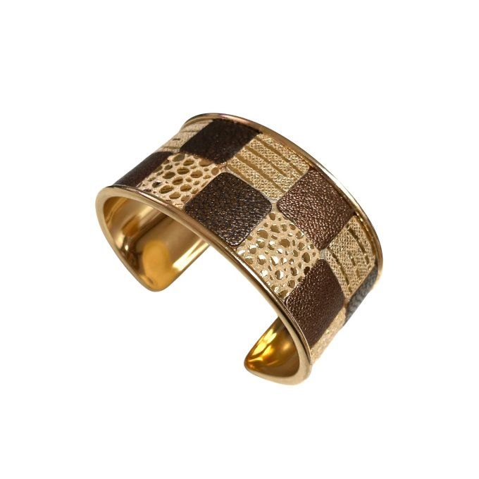 Manchette Arlequin Choco Doré