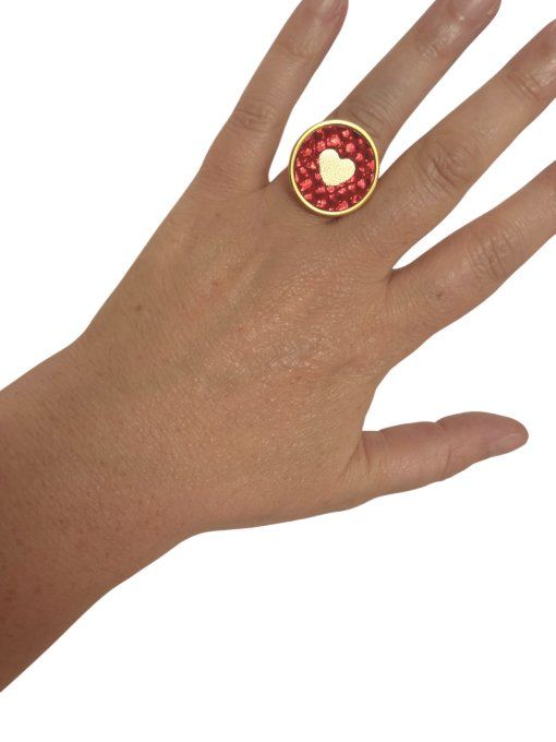 Bague LOVELY Rouge
