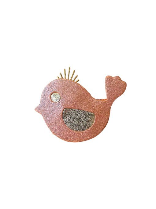 Broche PIOUPIDOU Pêche doré